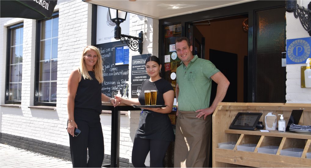 Horeca in het centrum open.