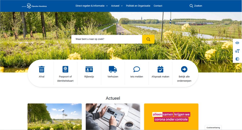 Nieuwe website Pijnacker-Nootdorp.