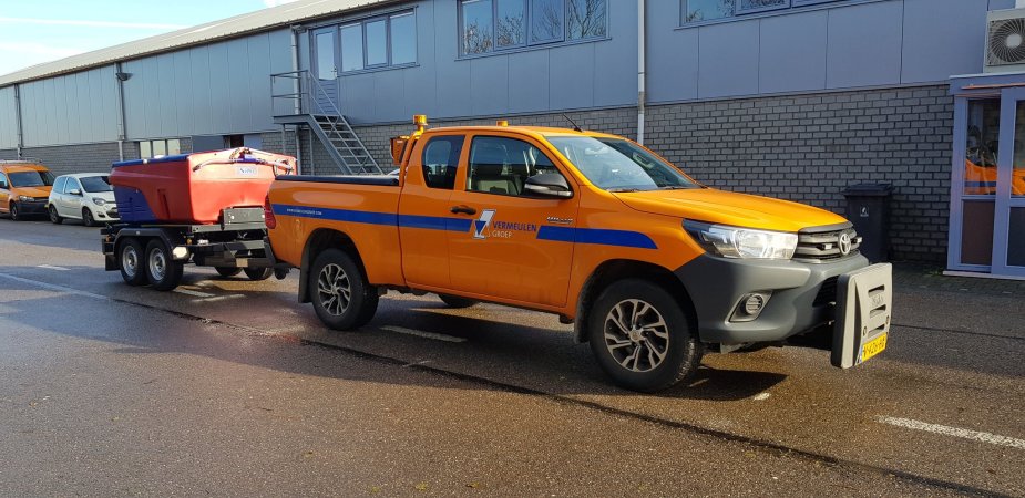 Stooiwagens door het Centrum.