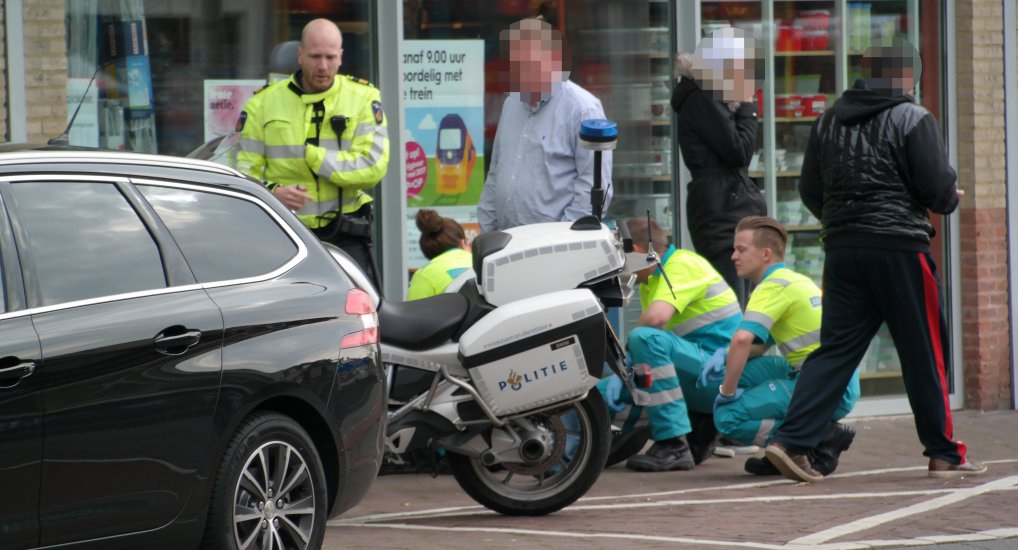 Ongeval auto vs scooter Oostlaan.