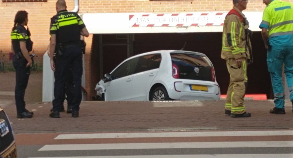 Eenzijdig ongeval Emmastraat.