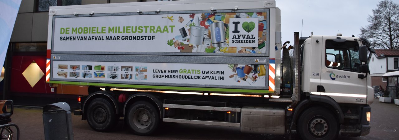 Mobiele Milieustraat op de Markt