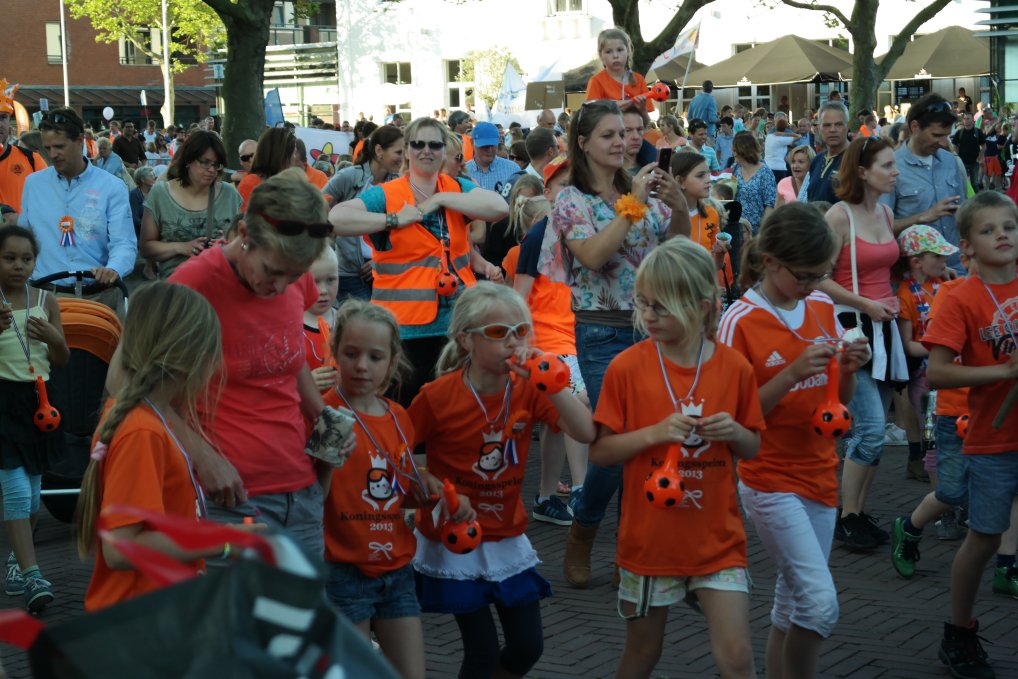 Vierdaagse 2014 vanaf  het Raadhuisplein.