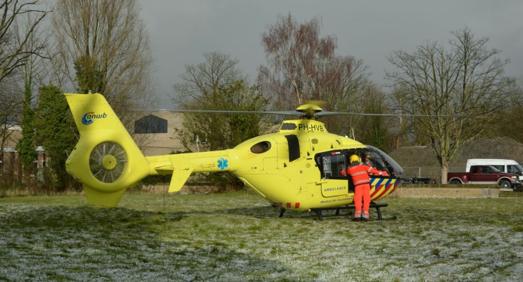 Traumaheli bij mr. dr. vd Helmlaan.