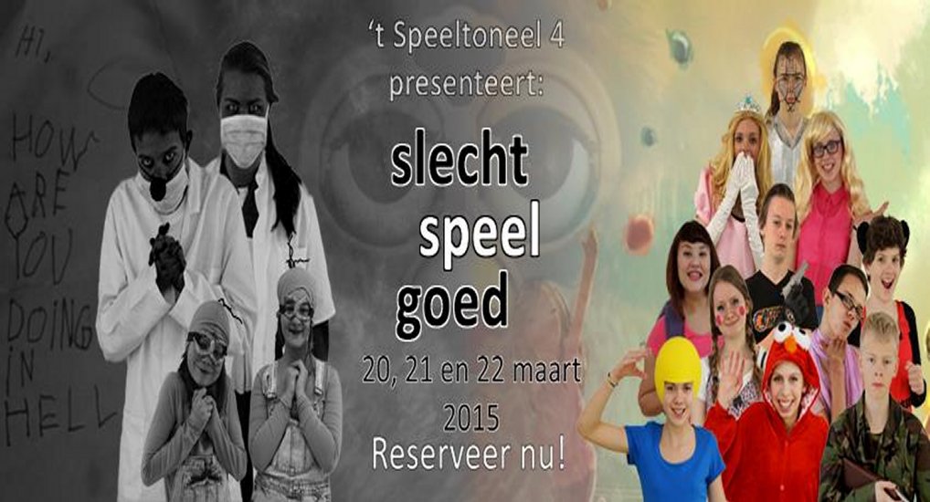 Speeltoneel komedie Slecht SPEEL Goed.