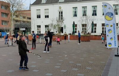 Tennis op het Raadhuisplein