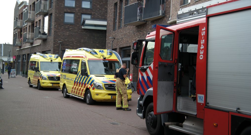 Veel hulpdiensten reanimatie Emmapark.