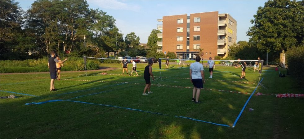 AirBadminton on Tour Emmapark.