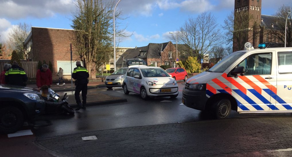 Wederom ongeval op rotonde.