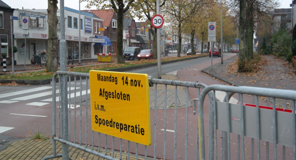 Spoedreparatie Oostlaan afgesloten.