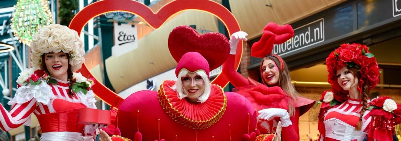 Valentijnsdag in Pijnacker Centrum