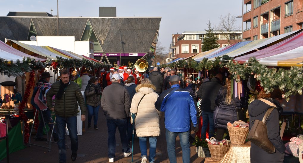 Kerstmarkt in Pijnacker centrum.