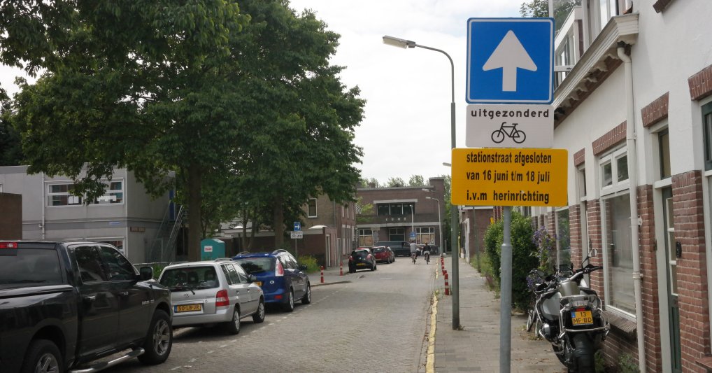 Stationsstraat vanaf maandag afgesloten.