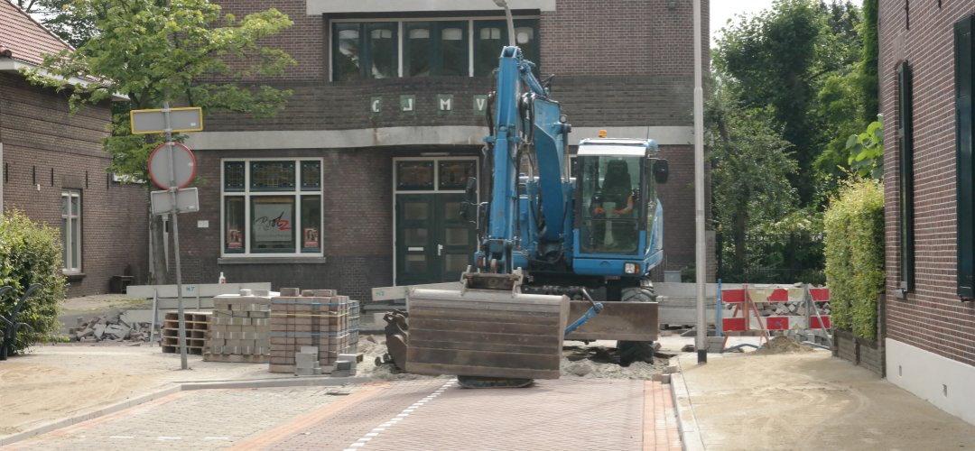 Stationsstraat nadert voltooiing.