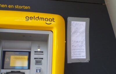 Pinautomaat Centrum defect