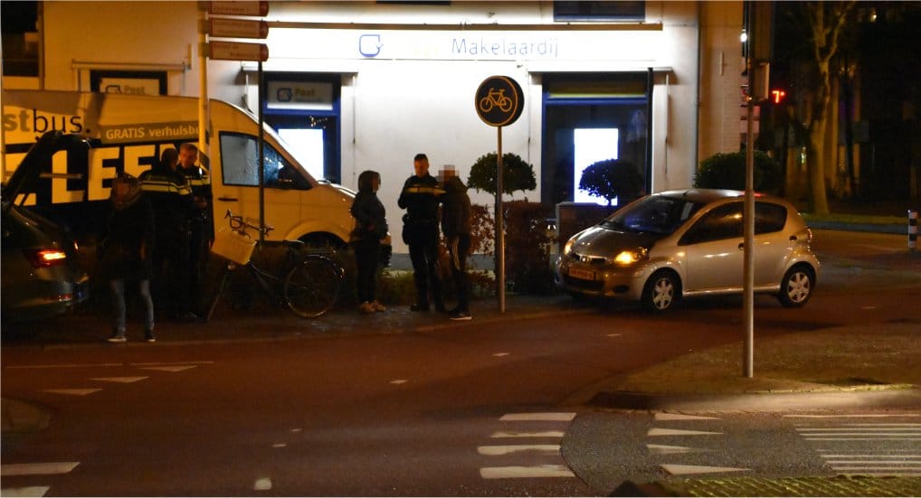 Ongeval rotonde Westlaan/Noordweg.