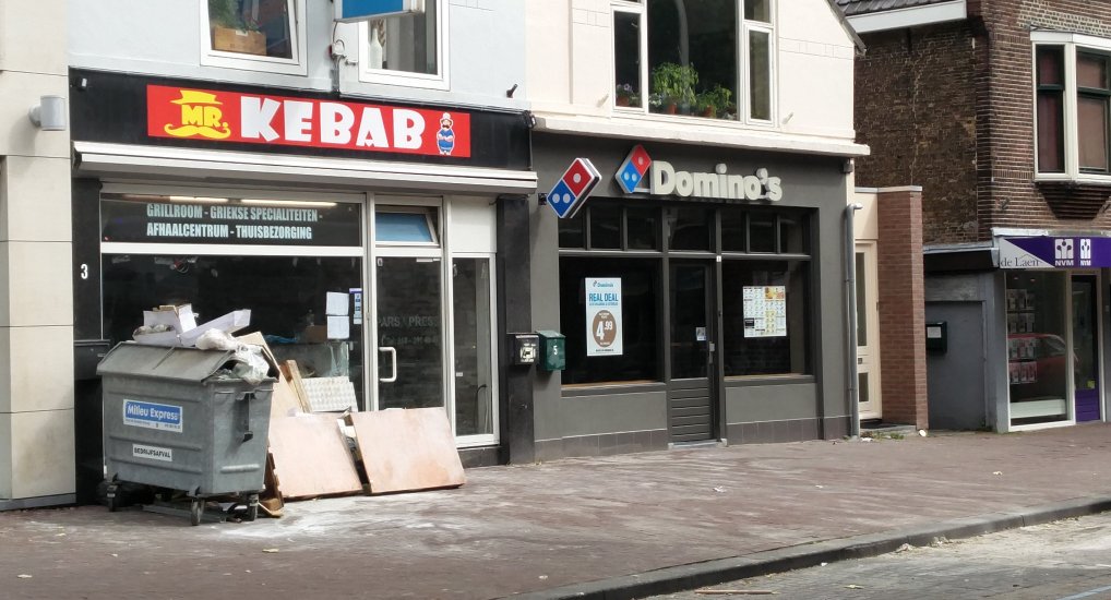 Verbouwing Mr. Kebab in volle gang.