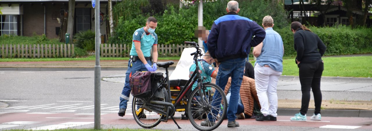 Wederom ongeval op rotonde Westlaan.