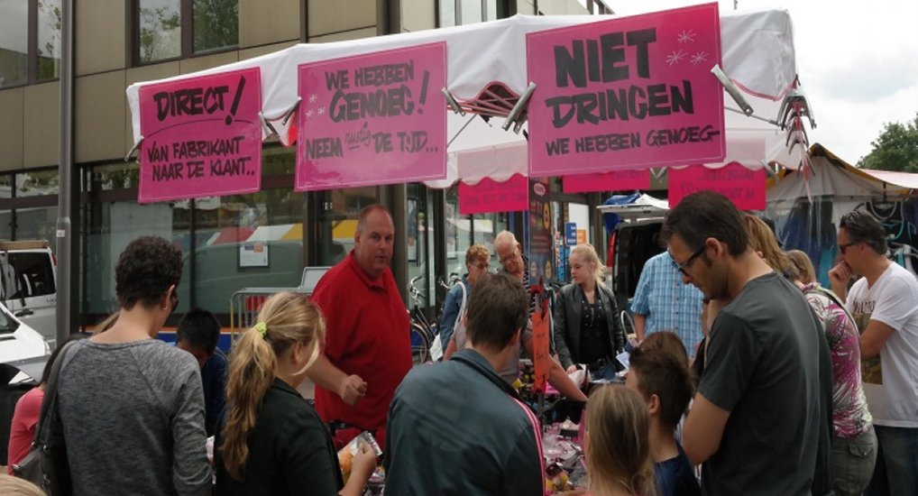 Geen standwerkers concours Raadhuisplein.