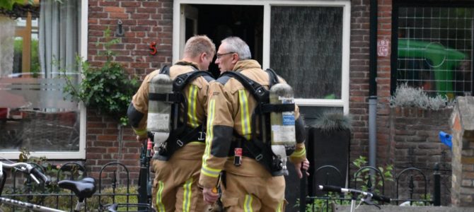 Benzinelucht in de Margrietstraat. Benzinelucht in de Margrietstraat.
