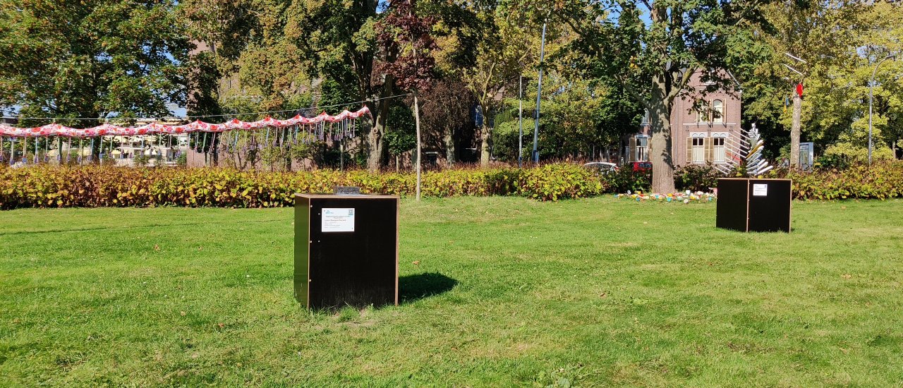 Bronzenbeeld Emmapark gestolen