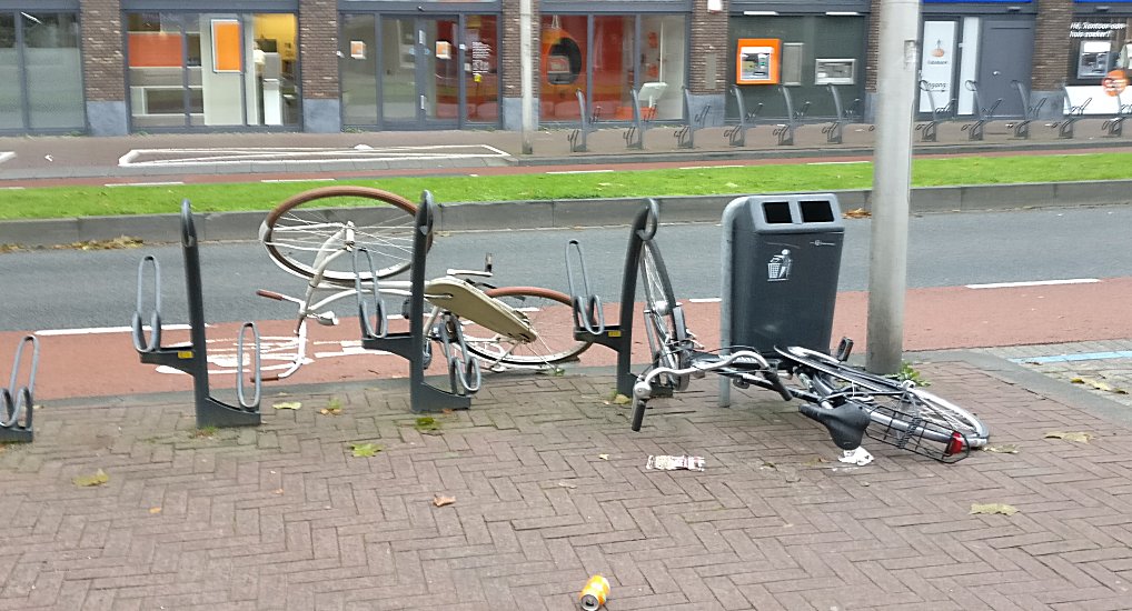 Roerige nacht in het centrum.