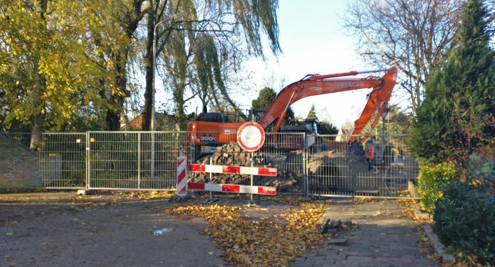 Oversteek Noordweg – Goudenregensingel afgesloten.