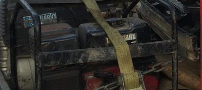 Las aggregaat gestolen op Truckerplein. Las aggregaat gestolen op Truckerplein.