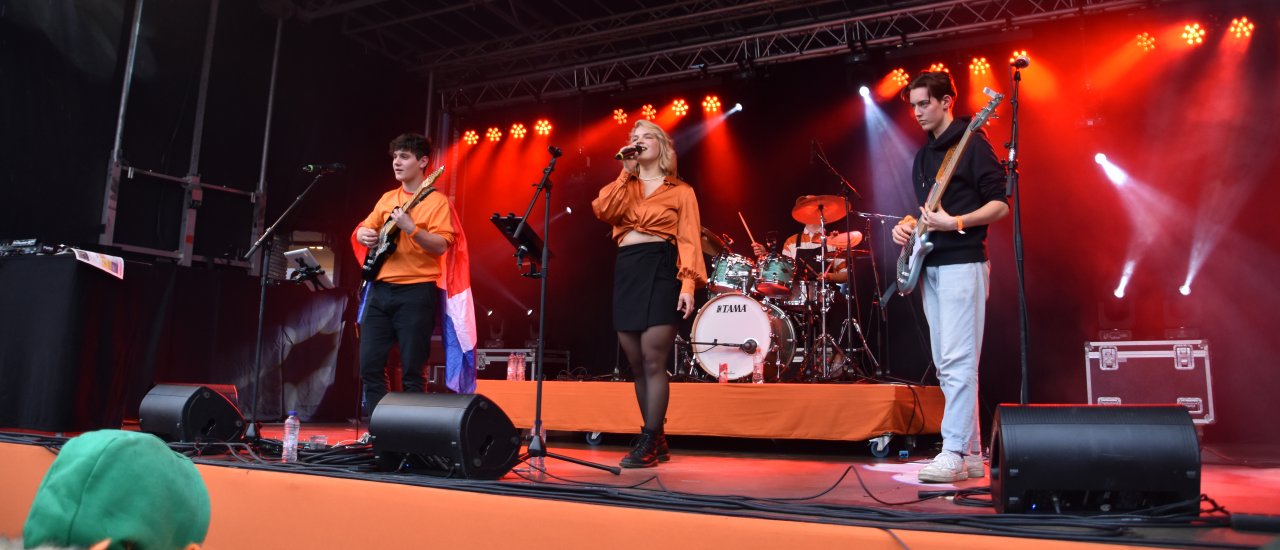 Koningsdag in Pijnacker centrum