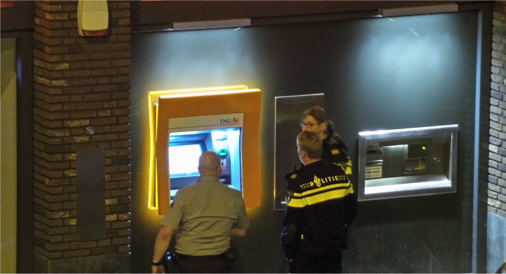 Controle pinautomaat Oostlaan.