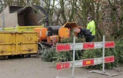 Geen inzameling van kerstbomen