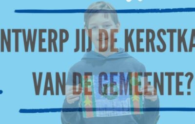 Kerstkaart van de gemeente ontwerpen