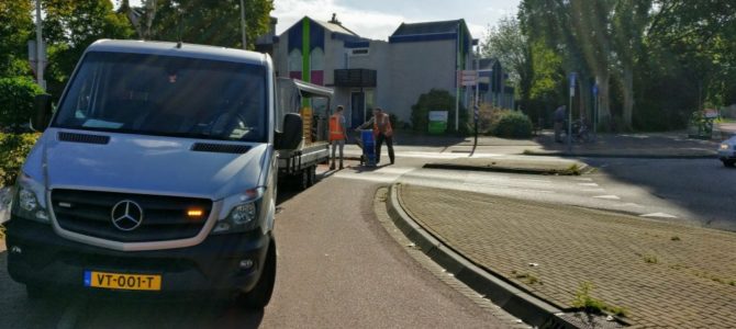 Fietspaden Westlaan geschuurd. Fietspaden Westlaan geschuurd.