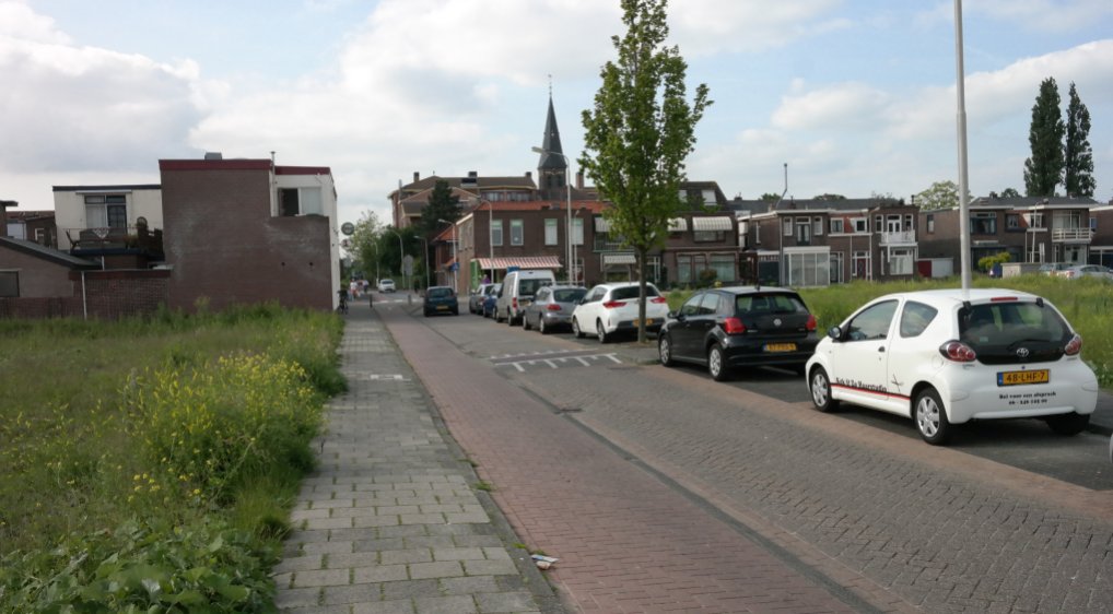 Emmastraat tijdens nieuwbouw afgesloten.